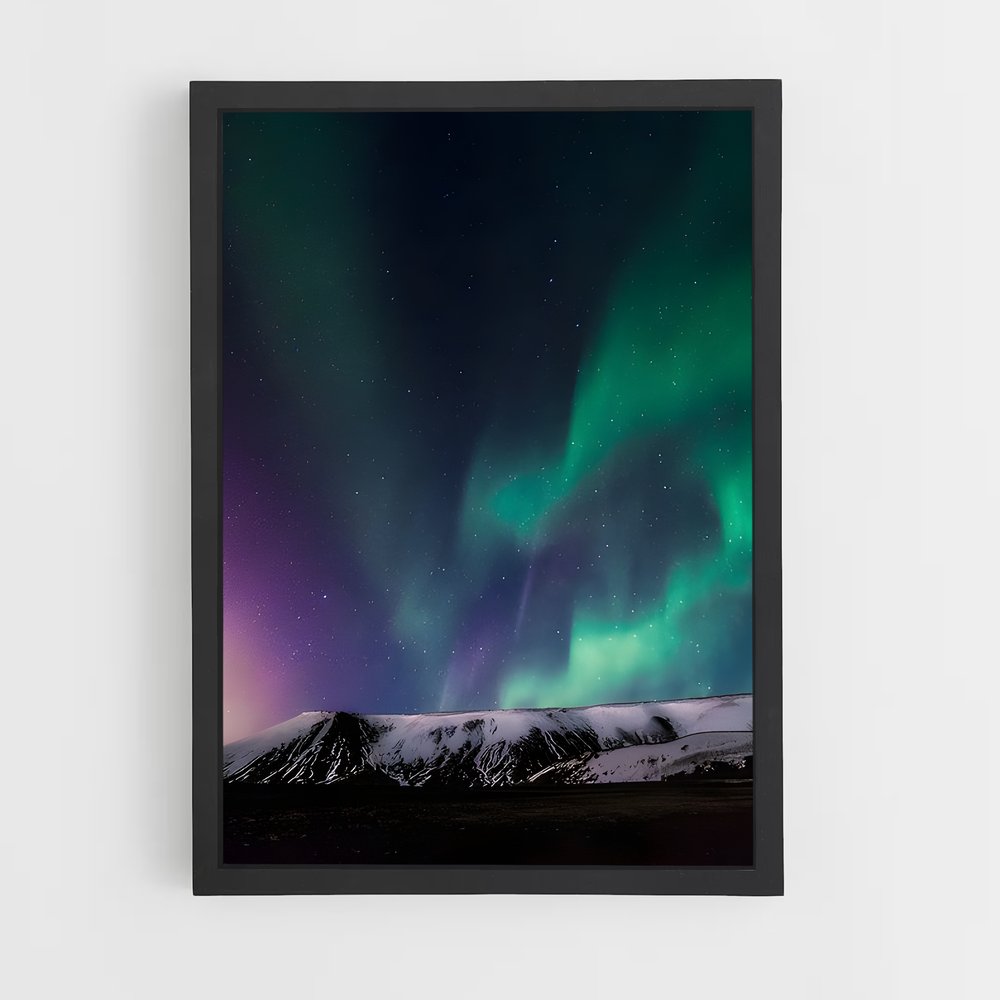Poster Éclat de l'Aurore Australe – affiche Univers (vue 2)